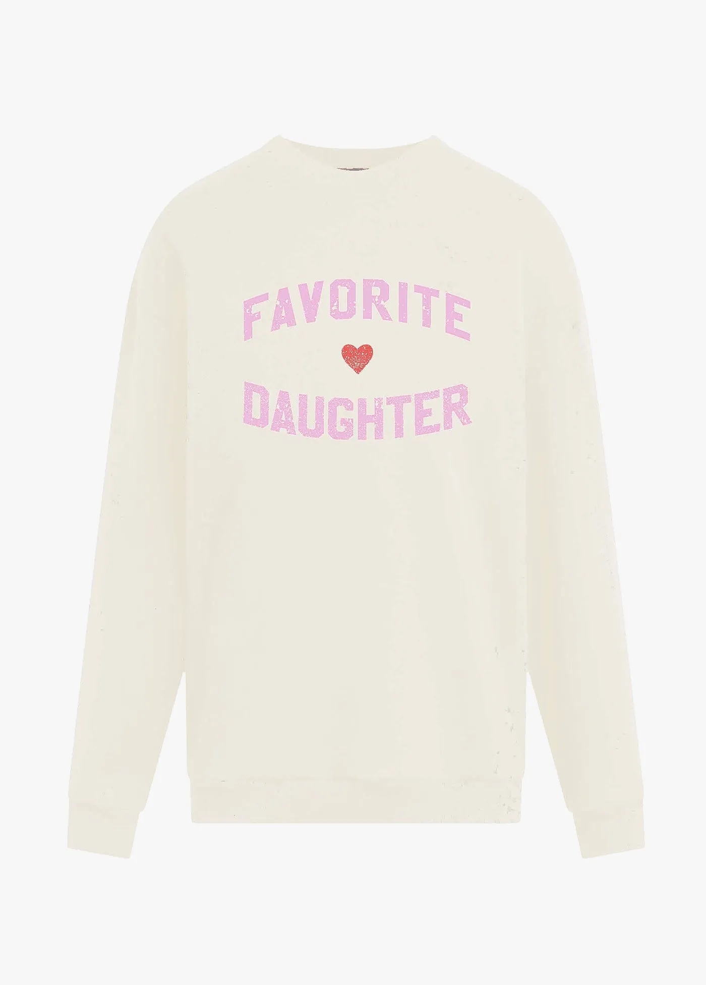 FAVORITE DAUGHTER HEART LOGO SWEATSHIRT