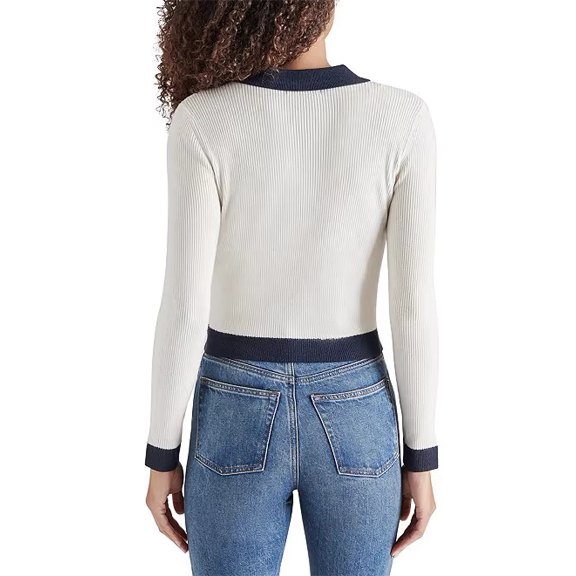 Steve Madden Ayda Rib Knit Long Sleeve Cardigan