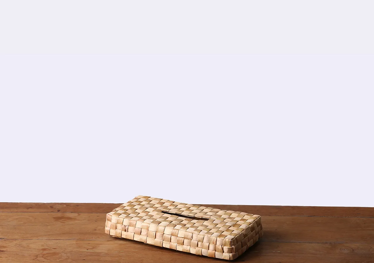 Straw Tissue Box
